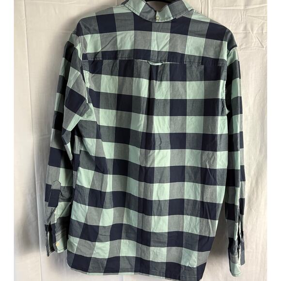 Chubbies The Nutter Men’s Plaid  Popover Shirt Blue Long Sleeve Large - Picture 3 of 7